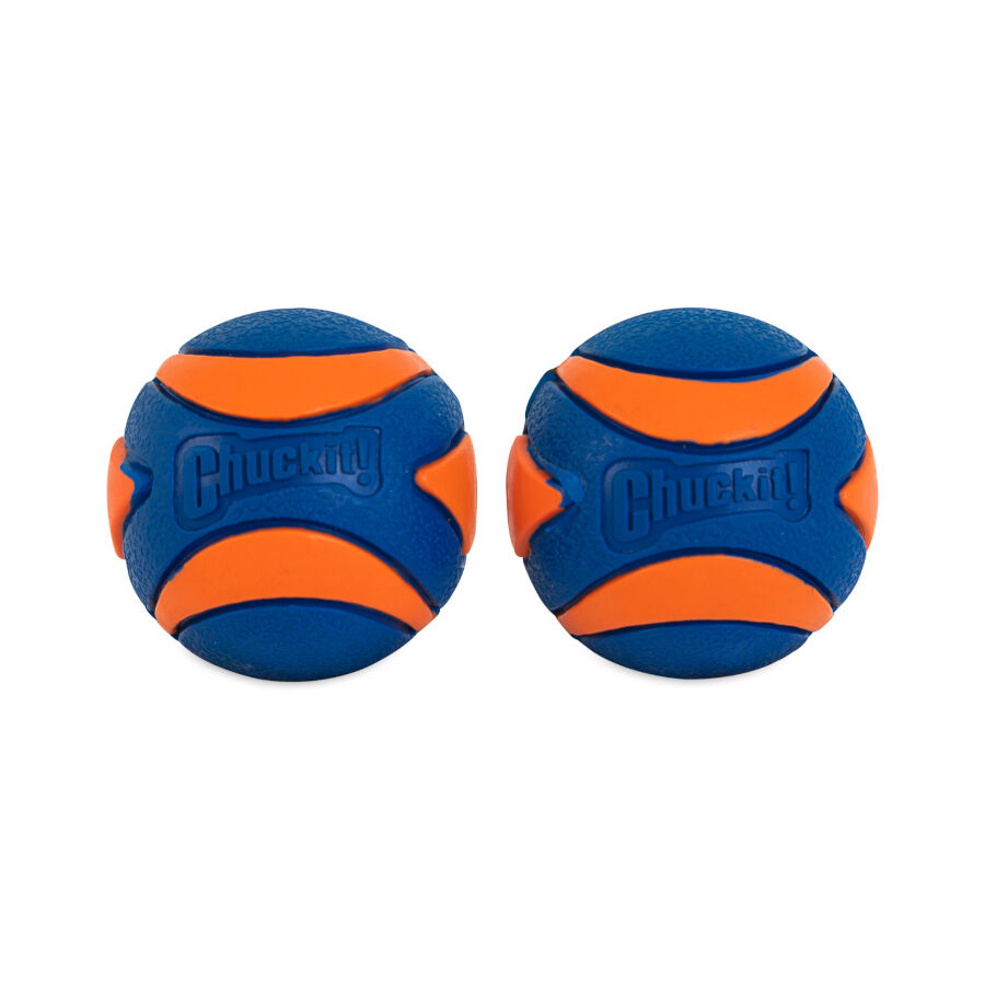 Chuckit! Ultra Squeaker Pelota con Sonido y Rebote para perros &ndash; Pack 2, , large Imagen numero 3